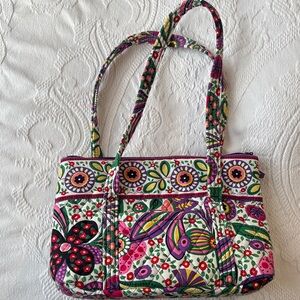 Colorful Floral Pattern Vera Bradley Bag